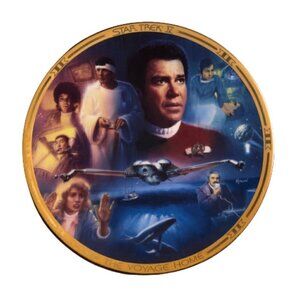 Star Trek IV The Voyage Home Collector's Plate The Hamilton Collection #S-2